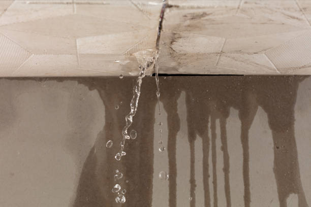 Professional Burst Pipe Cleanup technician working in Potosi, TX